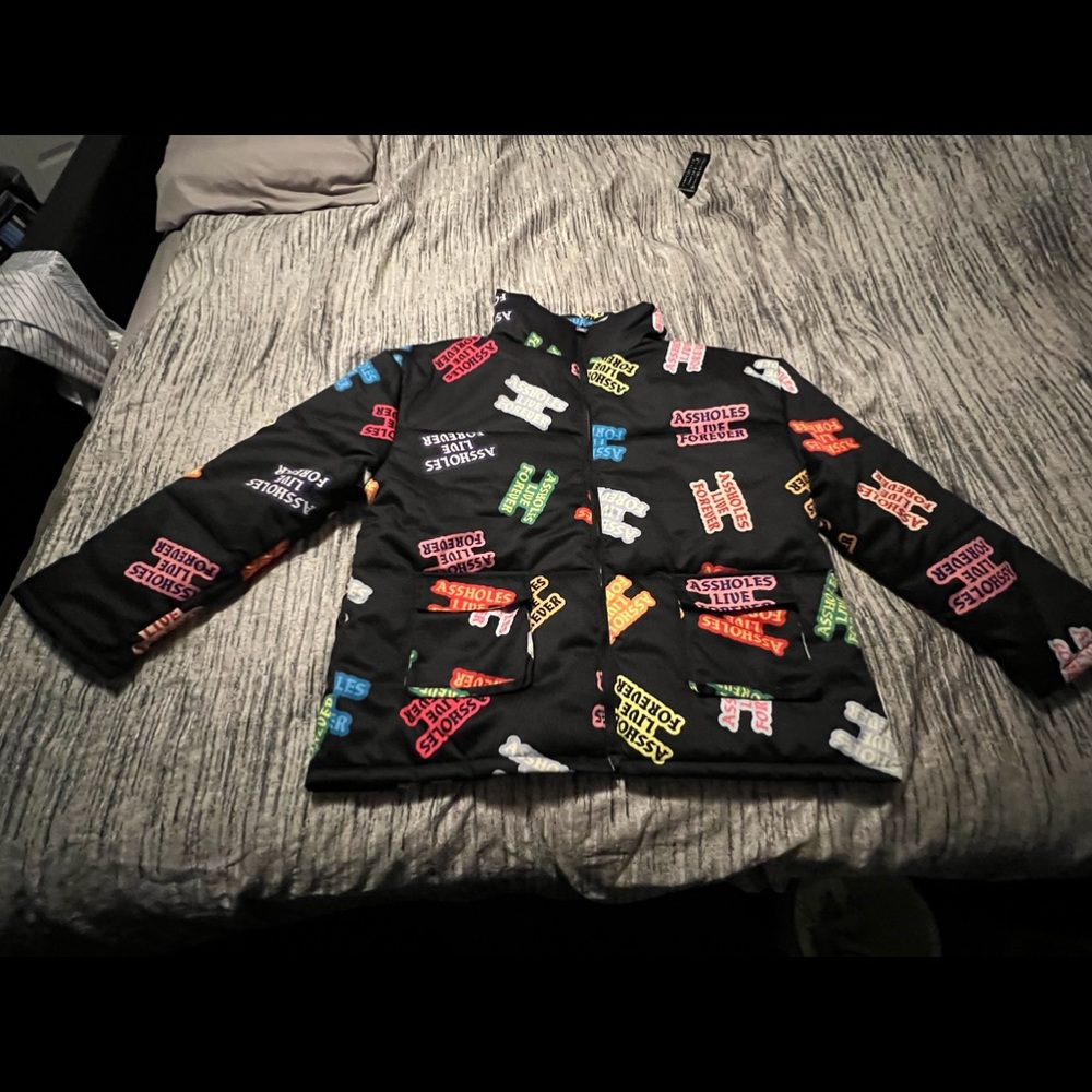 Assholes Live Forever Puffer Jacket